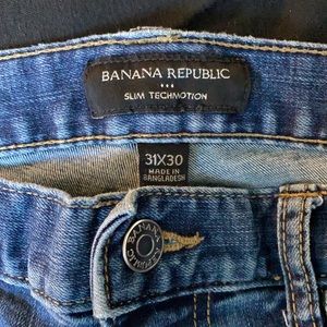 Banana Republic Slim Techmotion Jeans Size 31X30